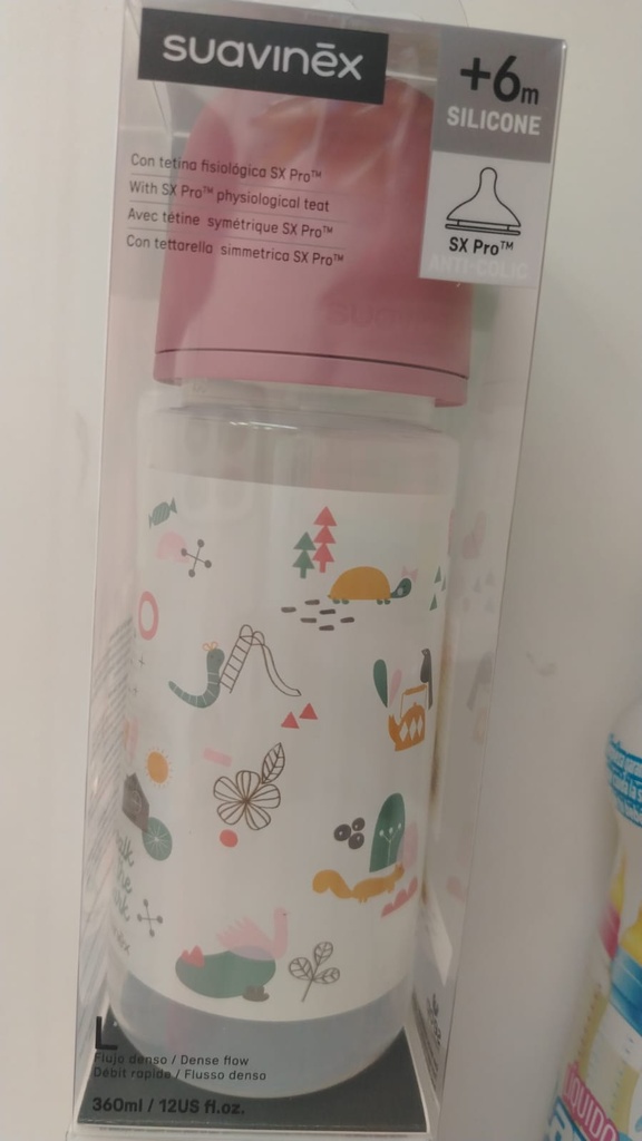 **BIBERON SUAVINEX CORAL 360ML