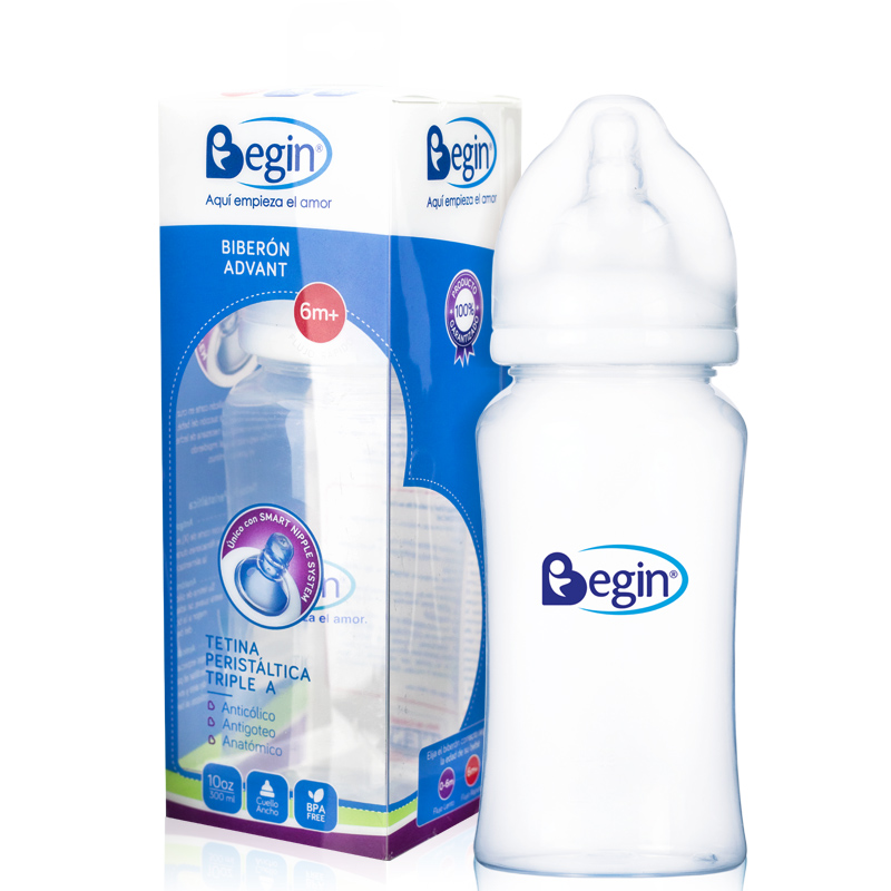 BIBERON BEGIN 10OZ  6M+