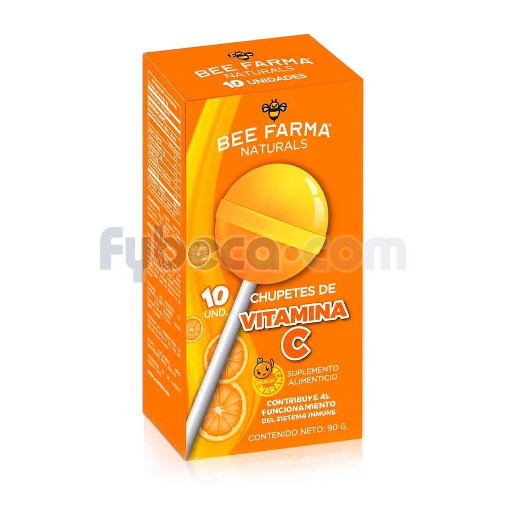 CHUPETES DE VITAMINA C 10UN