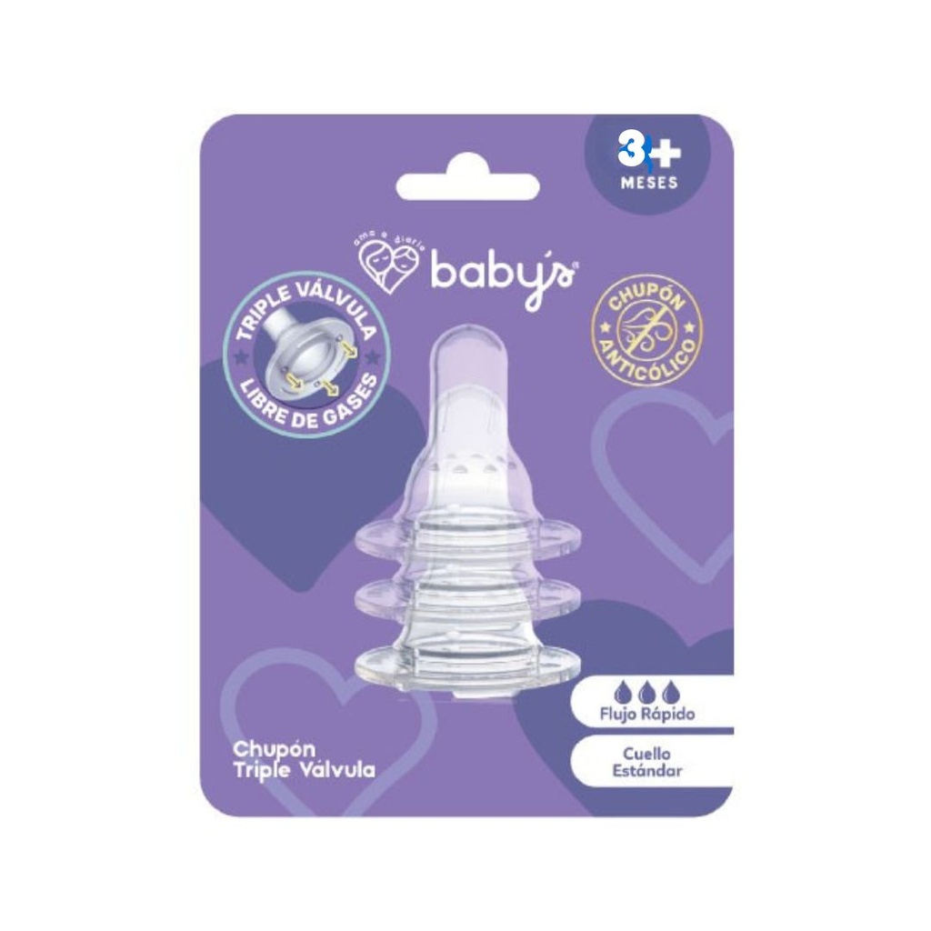 CHUPON SILICON FLUJO REG X3