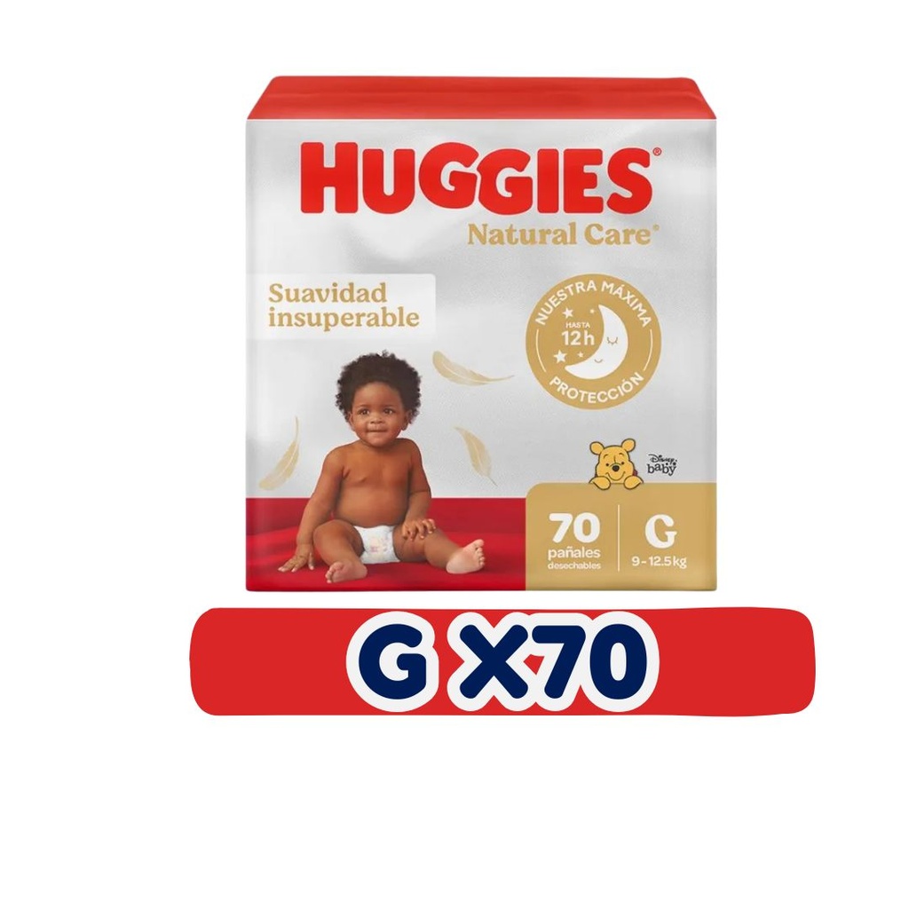 HUGGIES NATURAL CARE G 70