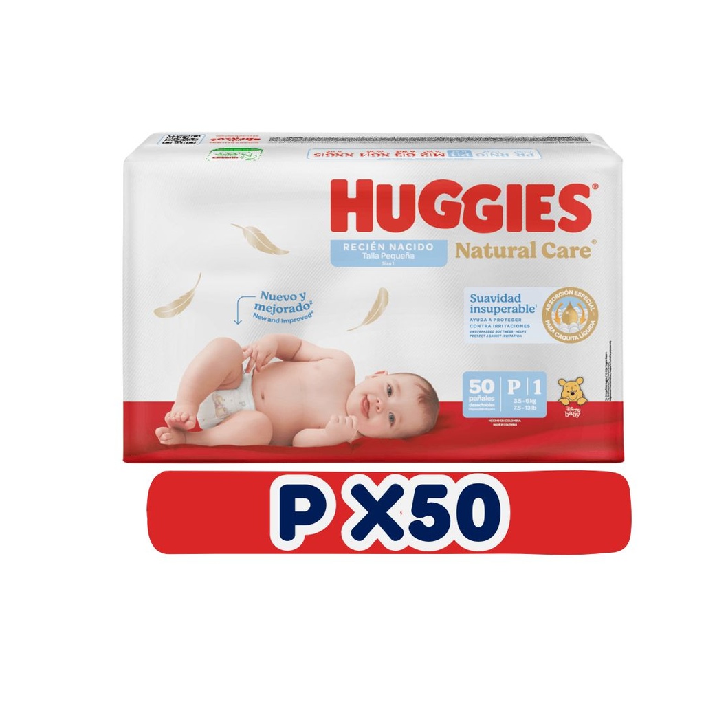 HUGGIES NATURAL CARE P 50