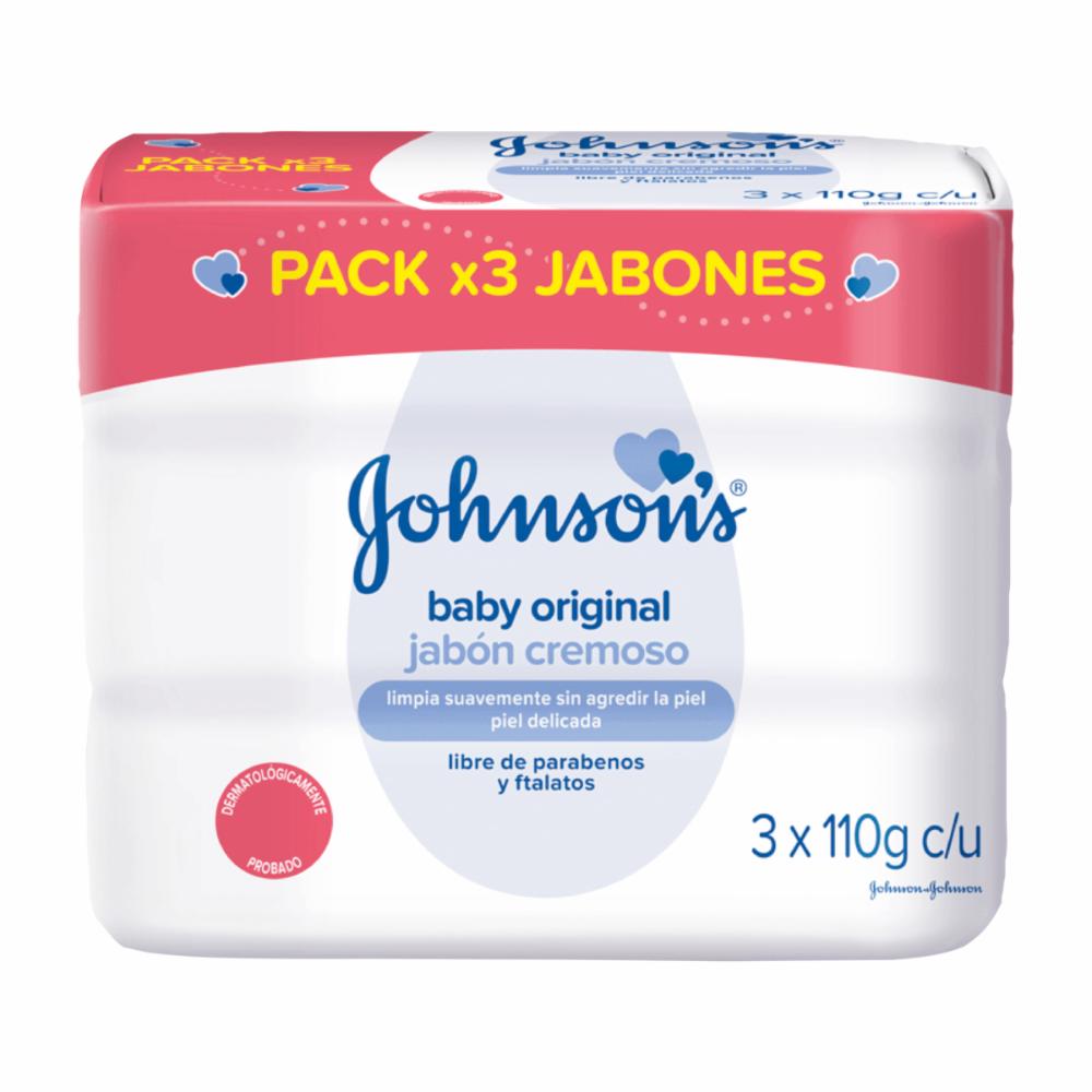 JABON JOHNSON CREMOSO ORGINAL TRIPACK