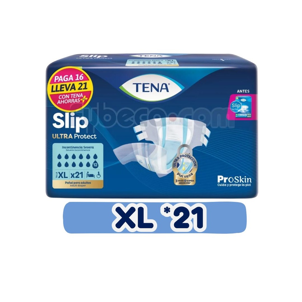 PAÑAL ADULTO TENA SLIP XL 21
