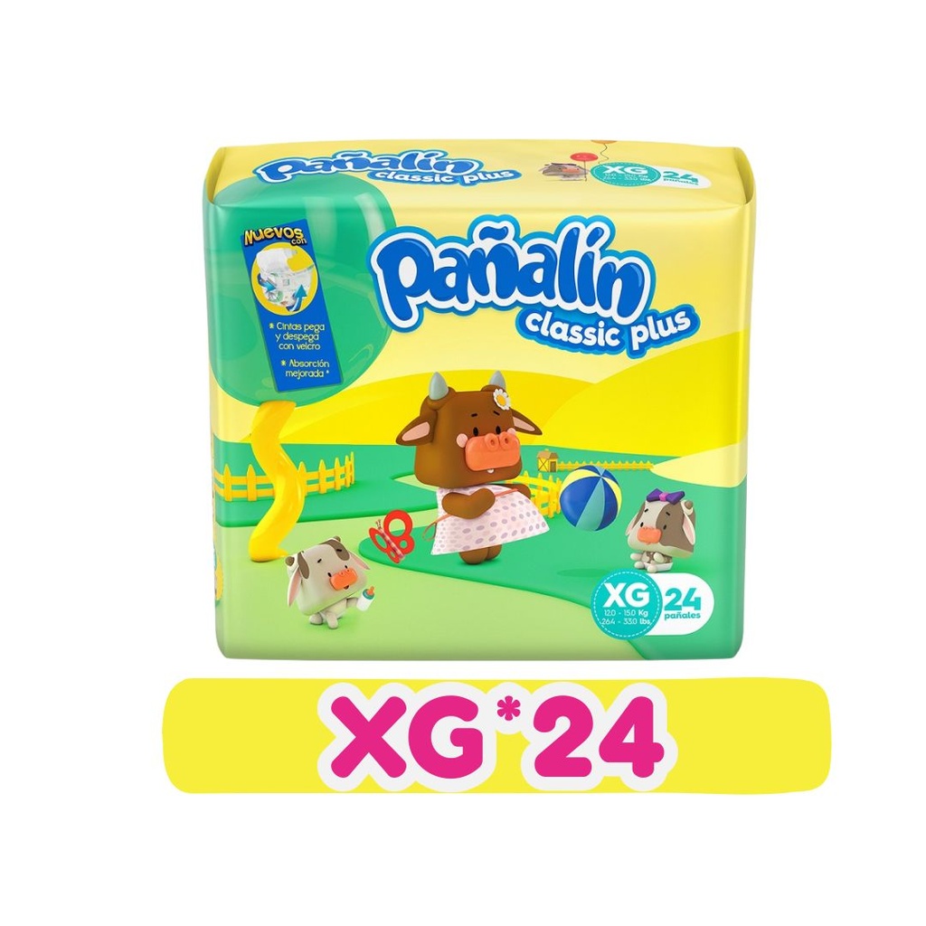 PAÑALIN CLASICO PLUS XG24
