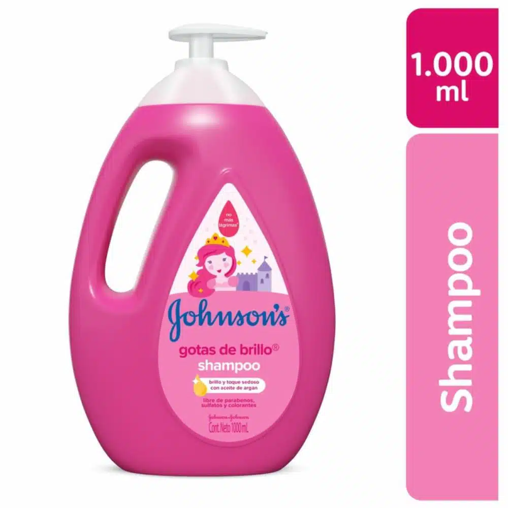 SHAMPOO JOHNSON GOTAS DE BRILLO 1000ML