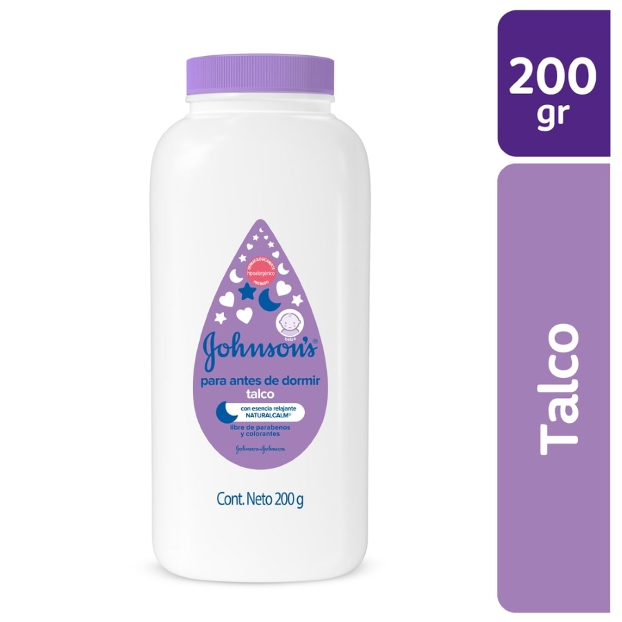 TALCO JOHNSON ANTES DE DORMIR 200GR