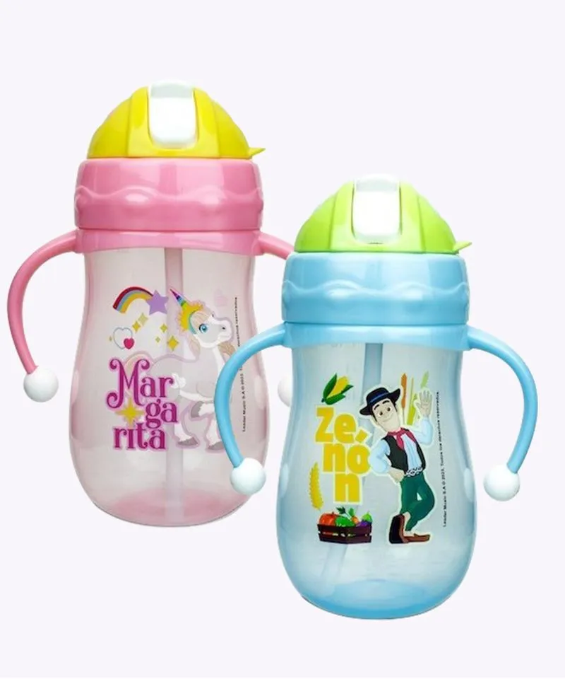 TAZA CARLITOS CON BOQUILLA 360ML