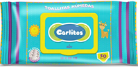 TOALLA HUMEDA CARLITOS 50