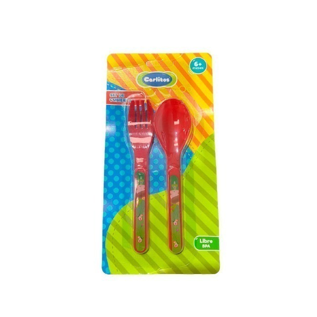 CUBIERTOS CARLITOS DE 2 PIEZAS