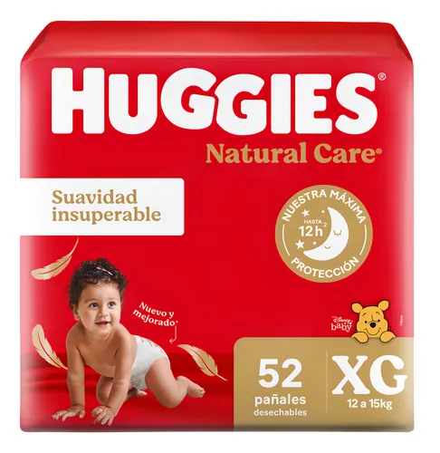 HUGGIES NATURAL CARE XG 52