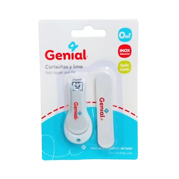 CORTA UÑAS+LIMA GENIAL