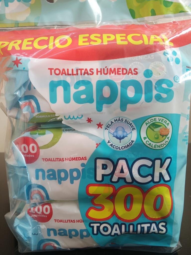 TOALLA HUMEDA NAPPIS 300