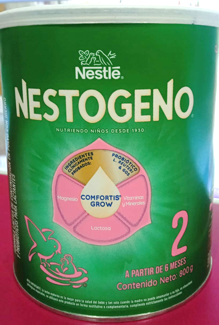 LECHE NESTOGENO 2 COMFORTIS GROW 800GR