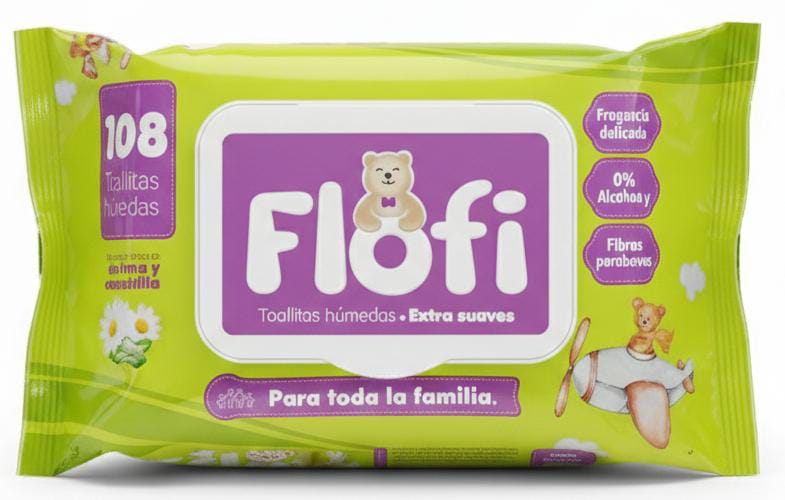 TOALLA HUMEDA FLOFI 108