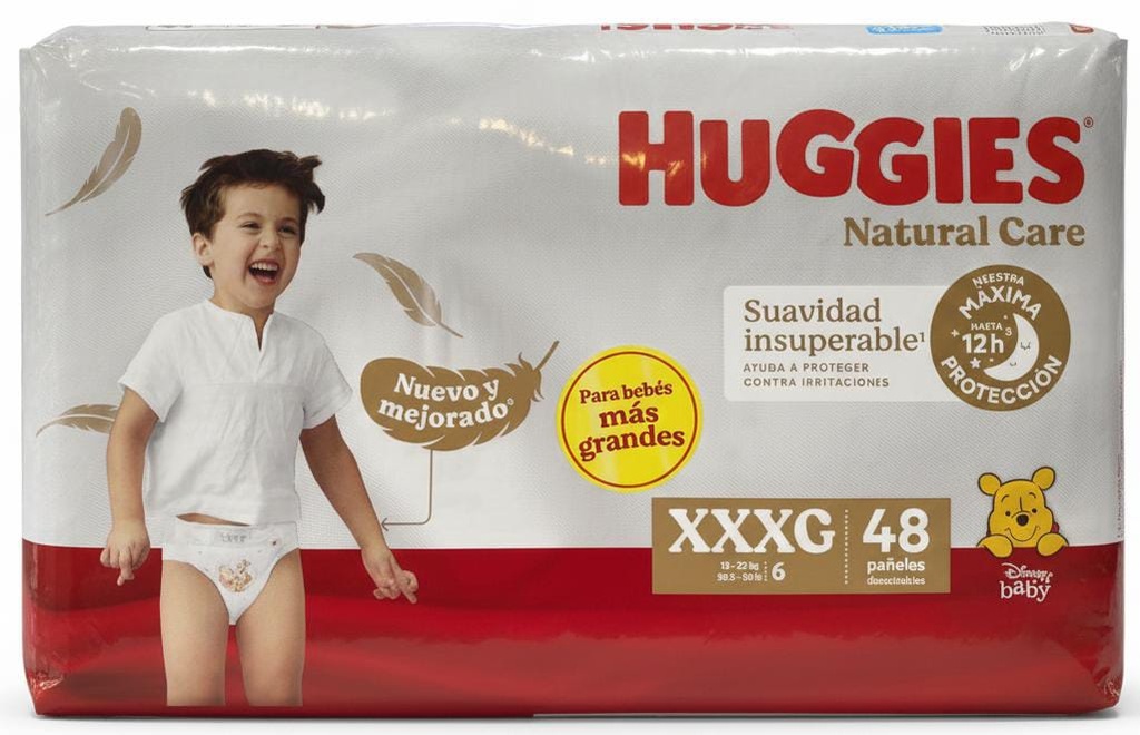 HUGGIES NATURAL CARE XXXG 48