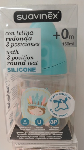 BIBERON SUAVINEX REDONDO 150ML