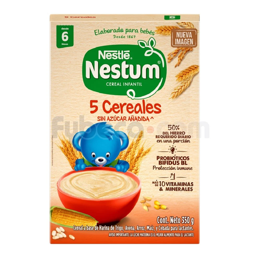 PAPILLA NESTUN 5 CEREALES 