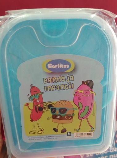 SET BANDEJAS CARLITOS 4PZS