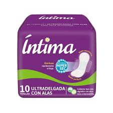 TOALLA FEMENINA INTIMA HIPERSEC 10