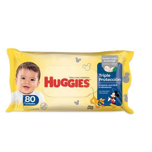 PROMO TOALLA HUMEDA HUGGIES 80