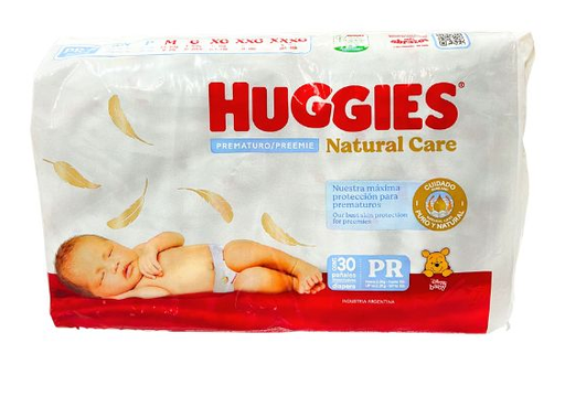 HUGGIES NATURAL CARE PREMATURO 30