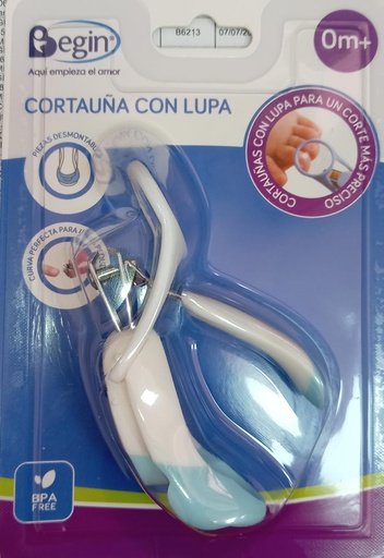 CORTAUÑAS CON LUPA CARLITOS