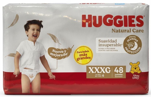 HUGGIES NATURAL CARE XXXG 48